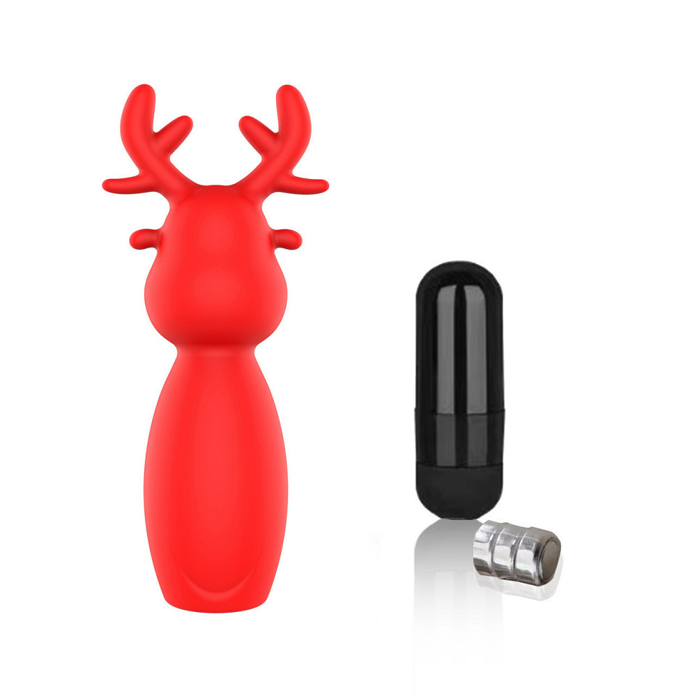 Міні-вібратор - Erospace Sweet Play Mini Reindeer Vibrator A10 Sex Aura Київ - фото 5