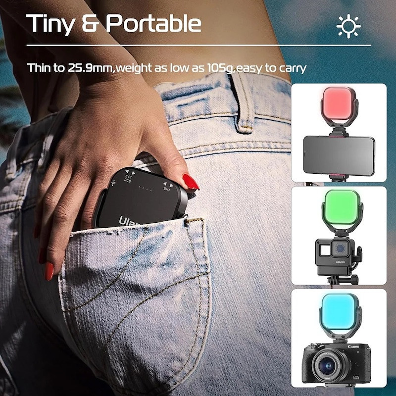 Светодиодное видеоосвещение Ulanzi Vijim VL66 RGB Киев - изображение 2