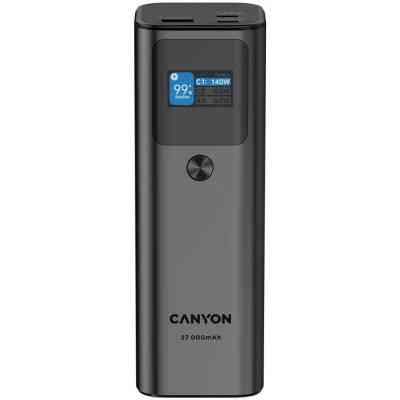 Батарея універсальна Canyon PB-2010 27000mAh PD/3.1/140Wh, in/out2xUSB-C PD/140W, outUSB-A/22.5W (CNE-CPB2010DG) Вінниця