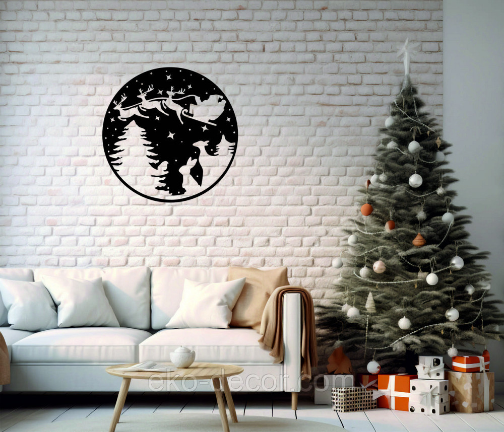 Декоративне настінне Панно «Новий рік», Декор на стену Київ - фото 5