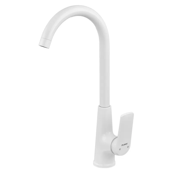 Змішувач для кухні Plamix Lucas-011 SET White з підведенням (PM0714) Київ
