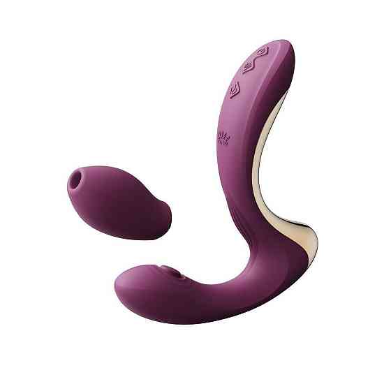 Вібратор-пульсатор з вакуумною насадкою Zalo – Talis G-Spot PulseWave Vibrator Velvet Purple Sex Aura Київ