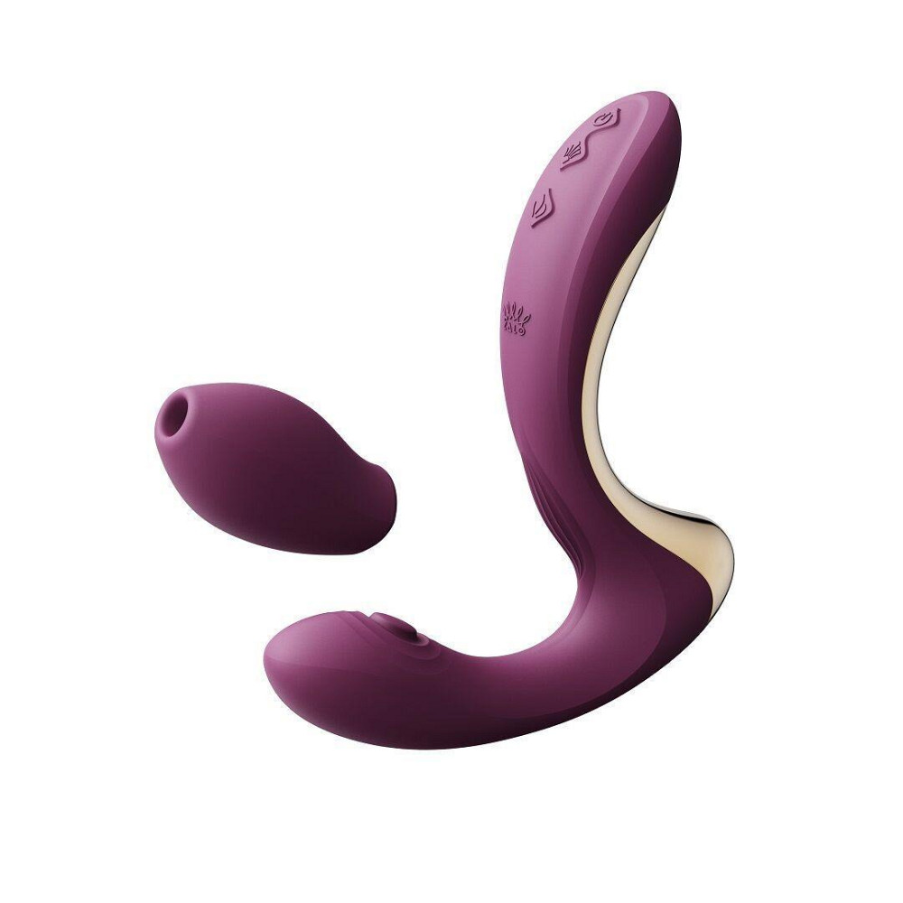 Вібратор-пульсатор з вакуумною насадкою Zalo – Talis G-Spot PulseWave Vibrator Velvet Purple Sex Aura Київ - фото 1