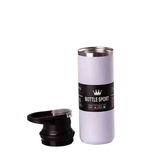 Happy Life Термос з напувалкою та ручкою 550 мл з нержавіючої сталі Фіолетовий HPGM5010V Киев