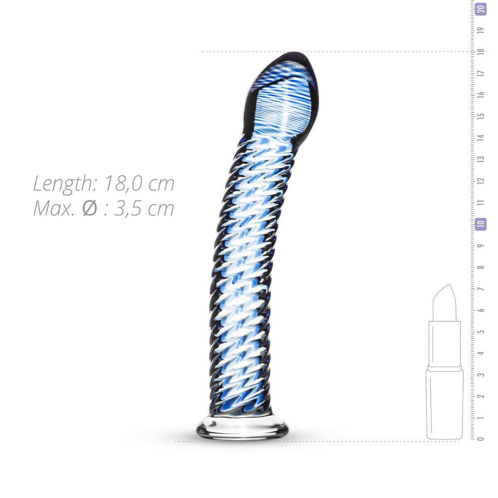 Скляний дилдо Gildo Glass Dildo No. 5 Sex Aura Київ - фото 5