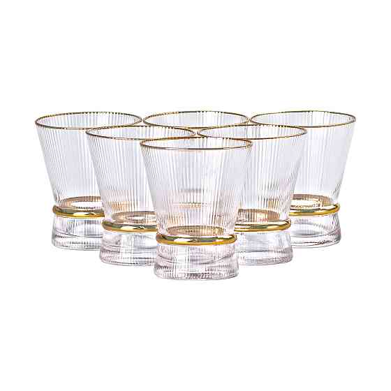 Yiwu Набір із шести склянок об'ємом 300 мл для лимонаду, соку та коктейлів HP-16-5 Коломия