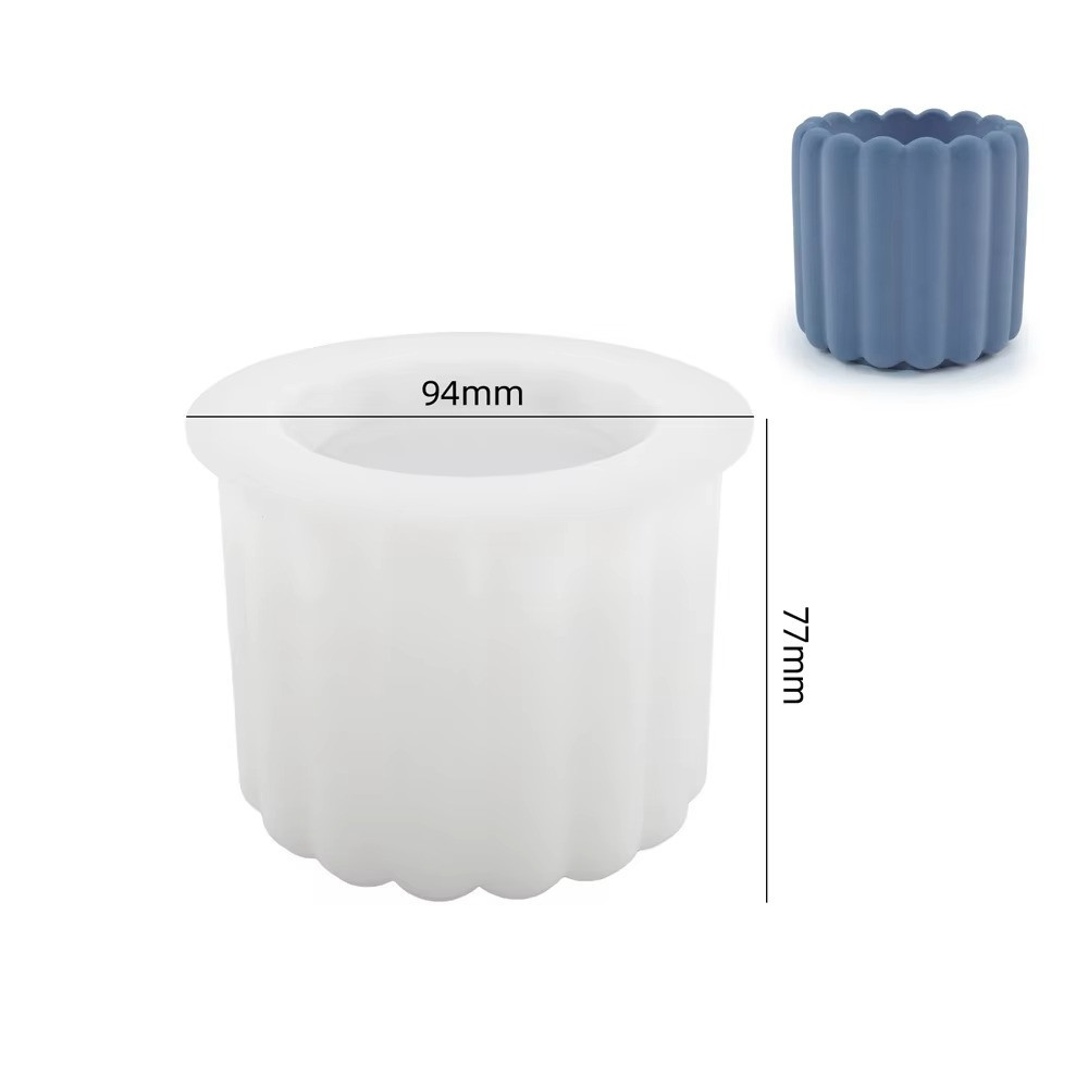 Силиконовая форма для подсвечника из смолы,глины,воска 72 х 70 мм 