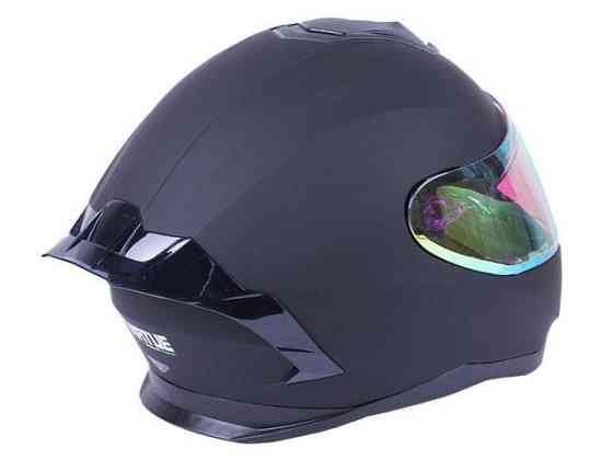 Шолом мотоциклетний інтеграл MD-820-1 (чорний матовий, скло жовтий хамелеон, size L) Мукачево