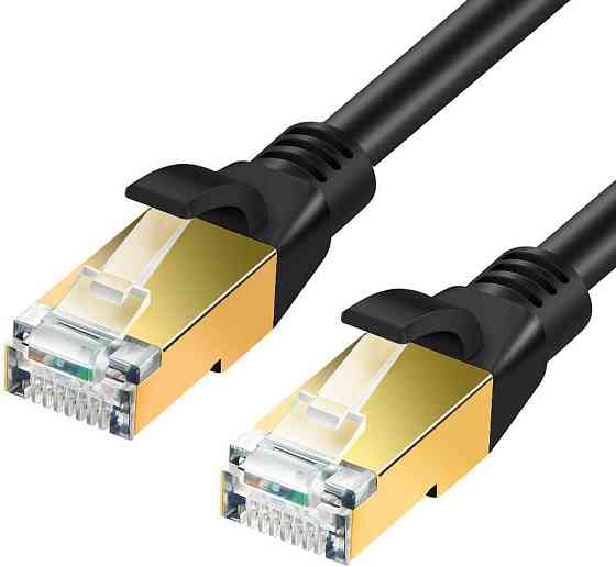 Мережевий кабель патч-корд RJ45 - RJ45 Veetop Cat 8 25см Луцк
