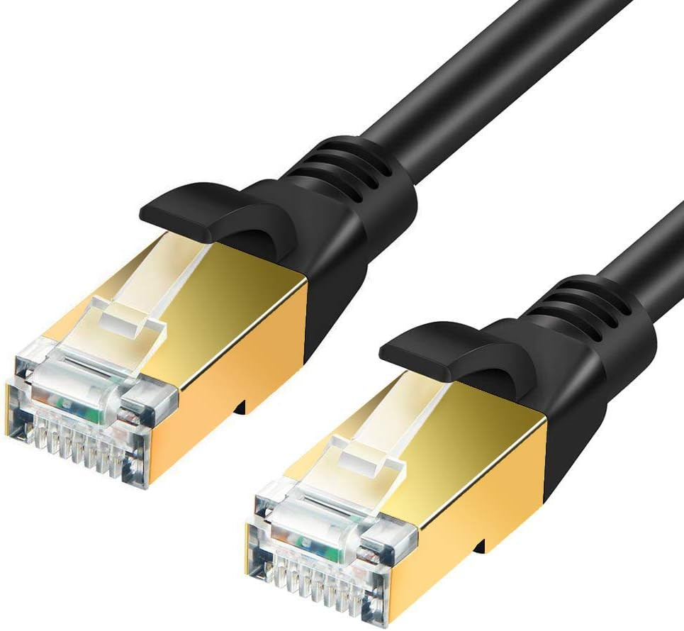 Мережевий кабель патч-корд RJ45 - RJ45 Veetop Cat 8 25см Луцк - изображение 2