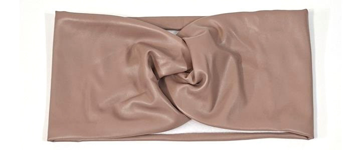 Повязка для волос на флисе бежевая Киев - изображение 1