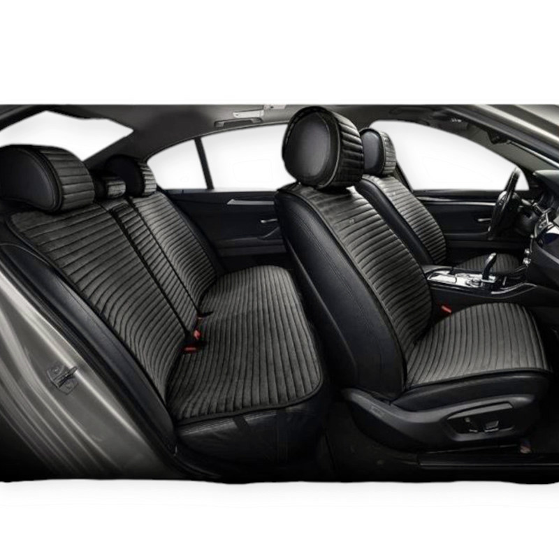 Накидки на сиденье beltex barcelona (перед+зад) полоса черные Мукачево - изображение 1