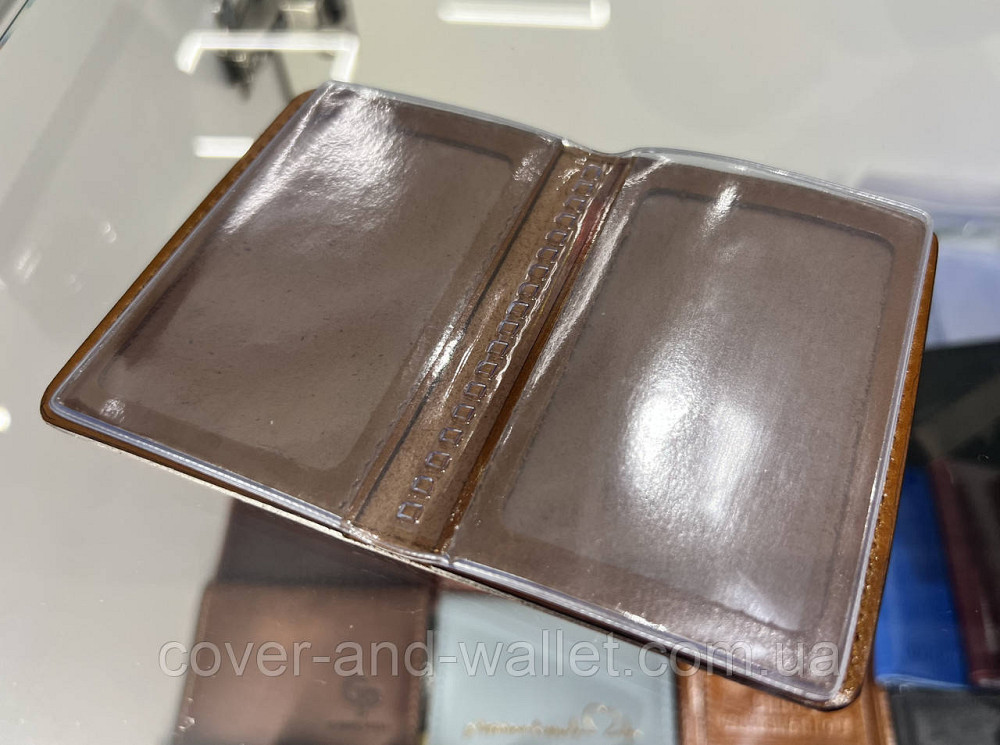Маленька обкладинка для авто документів із файлами з натуральної шкіри PS Leather Київ - фото 10
