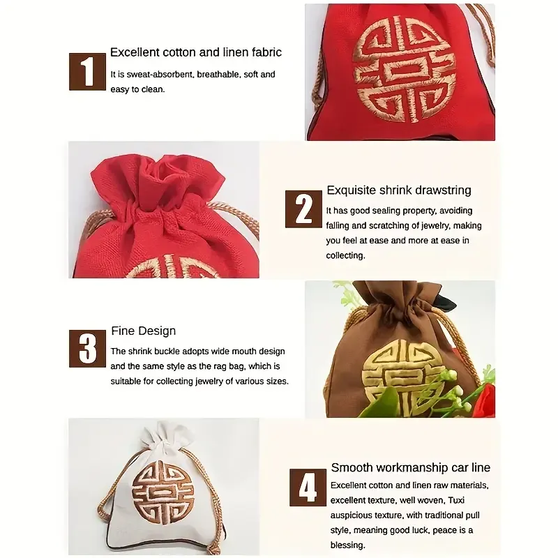 Чорний мішечок із символом «Фу» — для зберігання амулетів, рун, прикрас і магічних інструментів Київ - фото 2