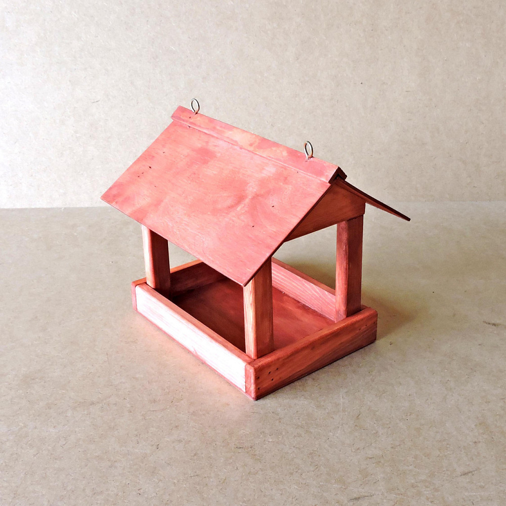 Годівниця садова для птахів "Малинівка" корал Миколаїв - фото 3