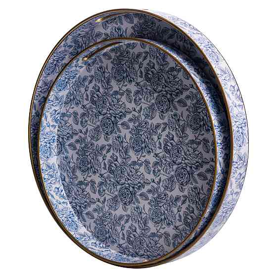 Набір круглих підносів для подачі їжі 2 (шт) Ø32.5 / 37 (см) HP-HK-17 Київ