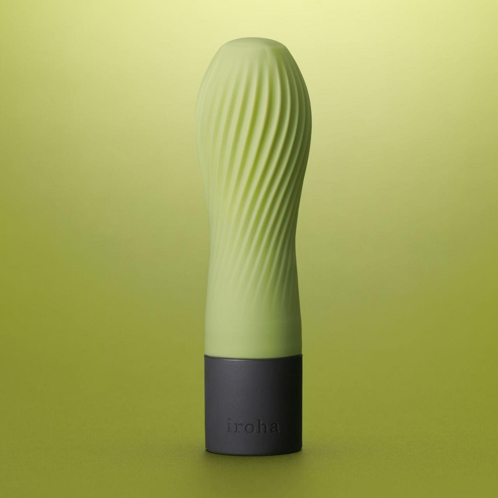 Вібратор IROHA ZEN Matcha з ніжною ребристою поверхнею Sex Aura Київ - фото 7
