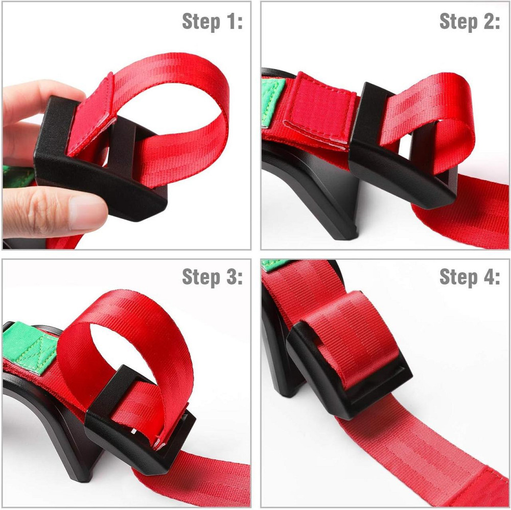 Ремінь безпеки для вагітних регулятор положення ременя авто комфортний адаптер захист животика зелений Київ - фото 5