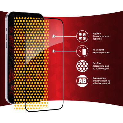 Скло захисне Intaleo Full Glue Apple iPhone 14 Pro Max (1283126542107) Вінниця - фото 6