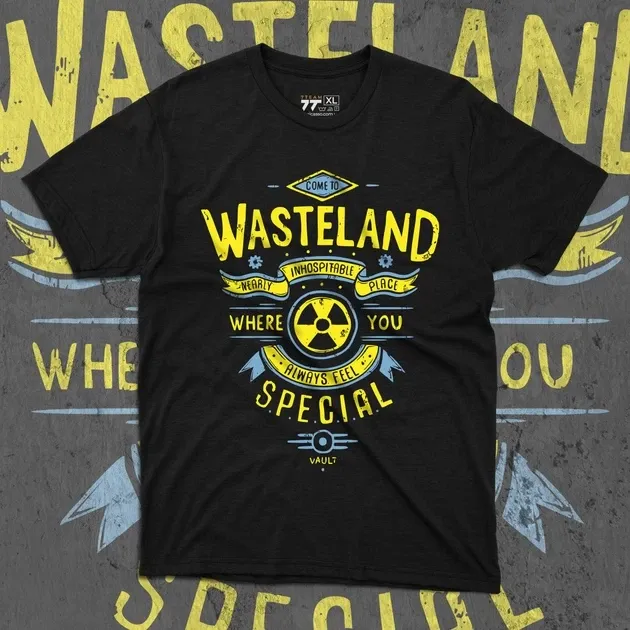 Футболка чоловіча з  принтом Fallout Wasteland Розмір 48 Дніпро - фото 1