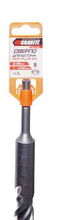 GRANITE Свердло для бетону GRANITE SDS-PLUS S4 26х1000 мм 0-26-100 Коломия