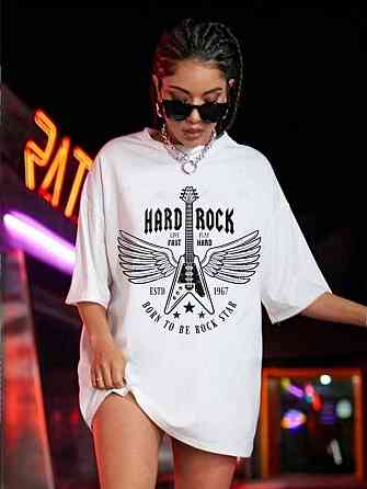 Футболка женская с принтом  46 Белая 2664083982 Днепр