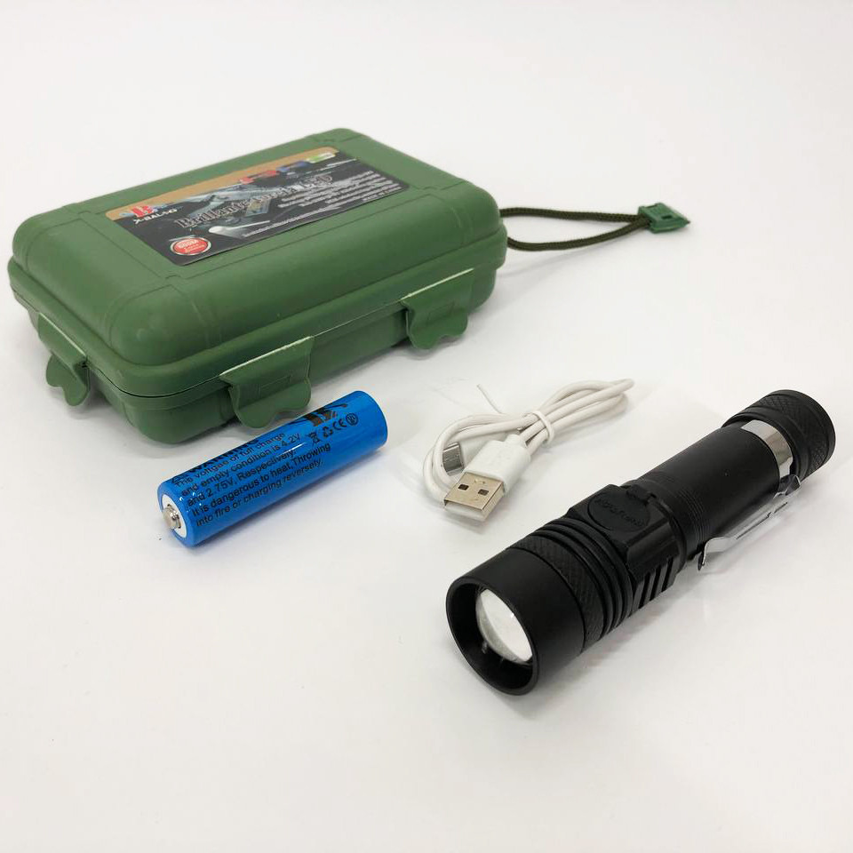 Очень яркий фонарь Bailong, Алюминиевый фонарь 18650 Многофункциональный тактический JG-14 Львов - изображение 11