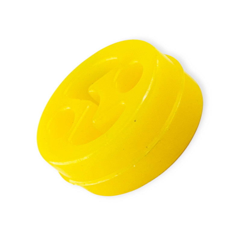 Гумки глушника газель-бізнес (овал.) поліуретан жовта кріплення Мукачево - фото 1