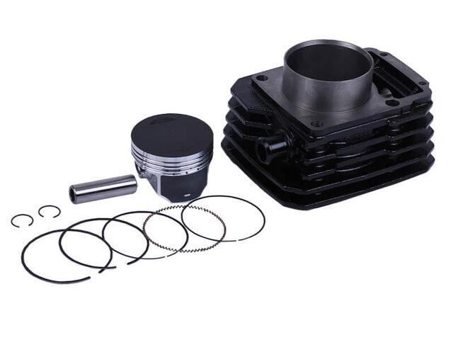 Циліндр у зборі 76 мм мотоцикл CG300 Мукачево - фото 1