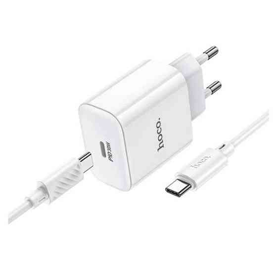 Швидке заряджання Блок + кабель Type-C PD 30W iPhone (hoco) Одеса