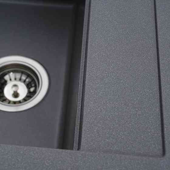 PLATINUM Гранітна мийка для кухні Platinum 5149 FIESTA матова Сірий мусон Київ