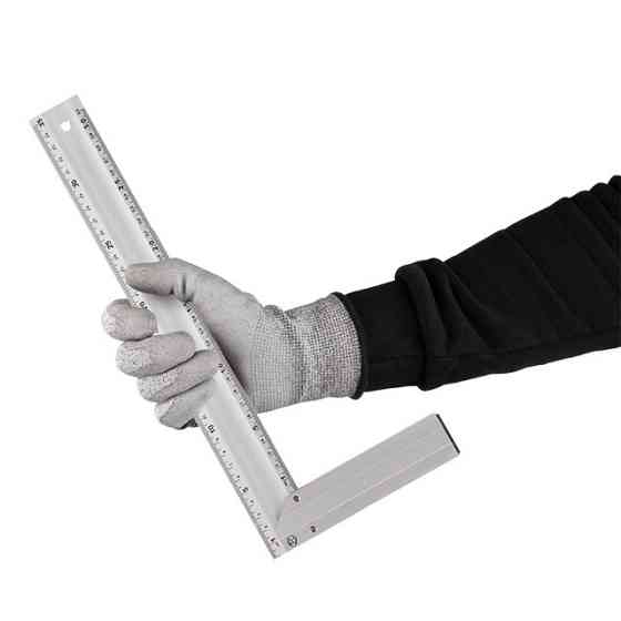 Угольник строительный алюминиевый, 350 мм INTERTOOL MT-2063 Киев