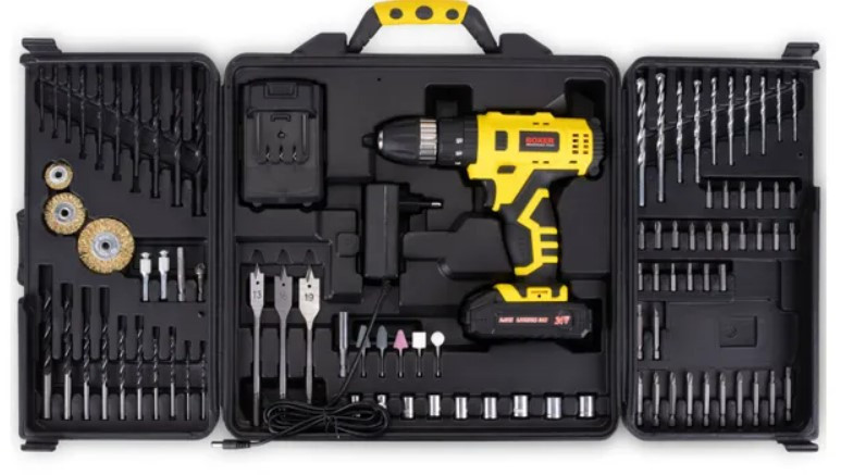 Набор аккумуляторных шуруповертов SR-041 24V с 94 аксессуарами для дома и профессионального использования Одесса - изображение 2