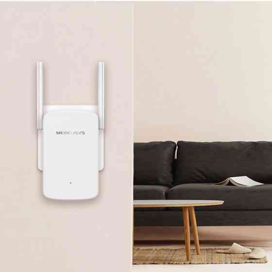Підсилювач Wi-Fi сигналу Mercusys ME30, AC1200Dual Band Wi -Fi Range Extender, WPS button, 1 x 10/10 (ME30) Київ
