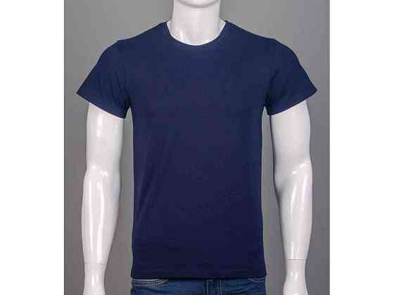 Футболка чол. Однотонна 2300м р.M темно-синій ТМ FERO Київ