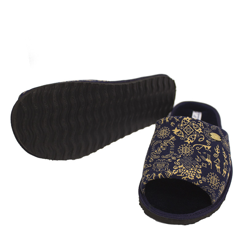 Мужские открытые домашние тапки 