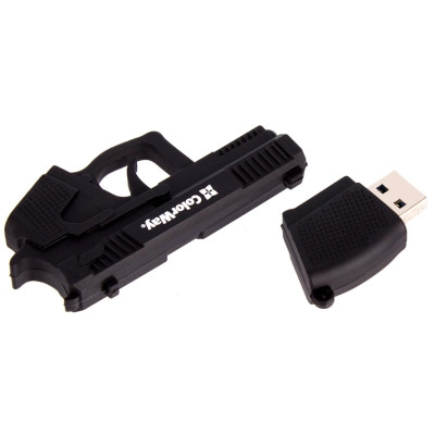 USB флеш накопитель ColorWay Pistol 32 GB 3.0 Black (CW-USBPL32) Винница - изображение 11