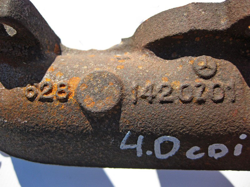 Mercedes-Benz  A6281420201 Випускний колектор лівий для двигуна OM628 V8 4.0 cdi E-Class W211 ML W163 W220 G-Class W463 Одеса - фото 3