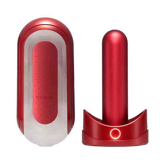 Набір мастурбатора із нагрівачем Tenga Flip Zero Red + Flip Warmer Sex Aura Київ