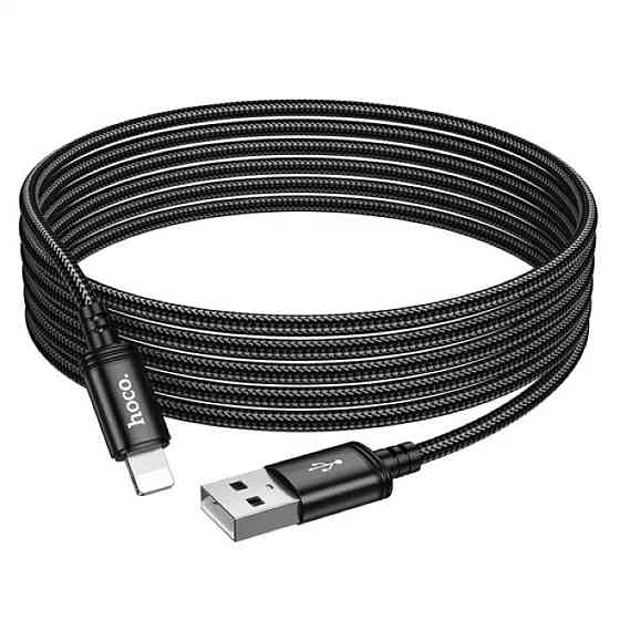 Кабель HOCO X91 Radiance charging data cable for iP(L=3M) Black Київ