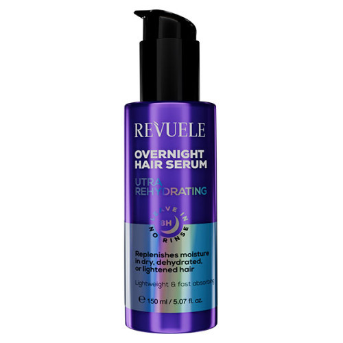 Ультра-увлажняющая ночная сыворотка для волос Overnight Hair Serum 8h Revuele 150 мл Киев - изображение 4
