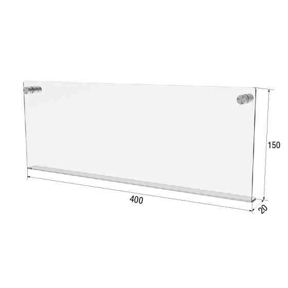 Полиця EKOSTAR настінна 400х150 Київ