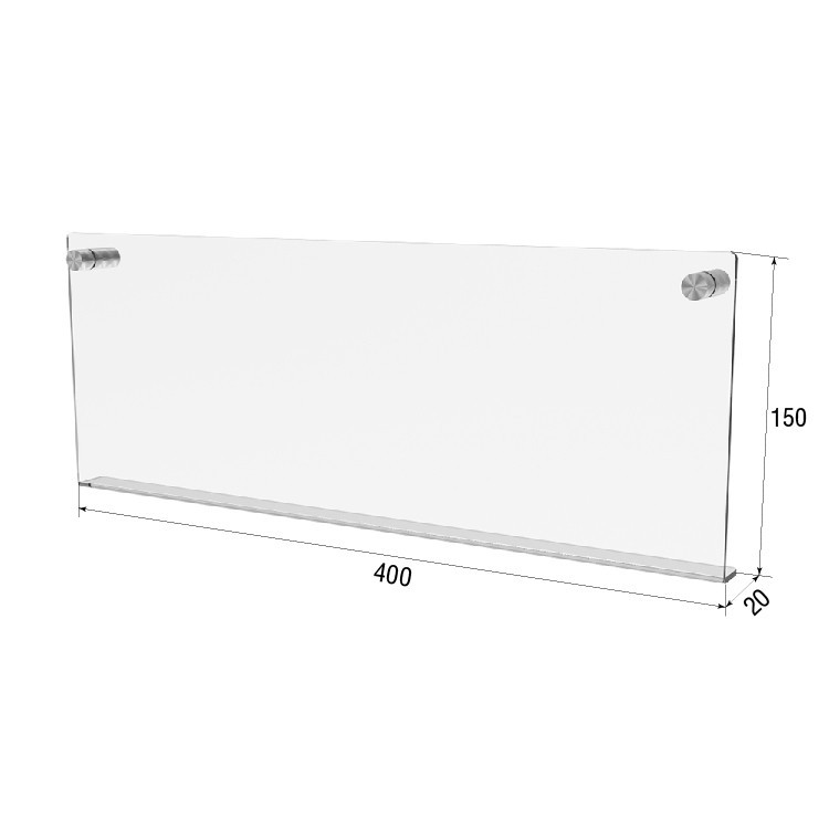 Полиця EKOSTAR настінна 400х150 Київ - фото 3