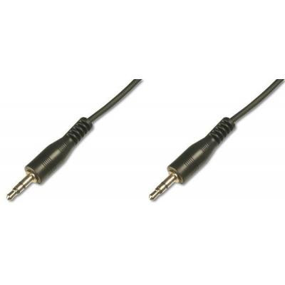 Кабель мультимедійний Jack 3.5mm M/Jack 3.5mm M 1.5m Digitus (AK-510100-015-S) Вінниця - фото 1