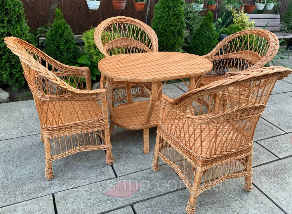 Набор плетеной мебели из лозы Киев - изображение 2