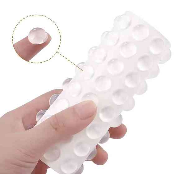 Прозорі силіконові накладки-бампери 11x5мм, 64шт Київ