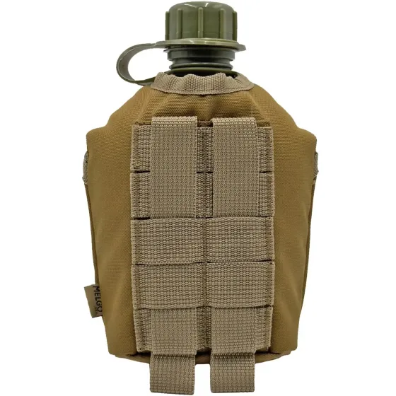 Фляга армійська 1л у чохлі Molle Піксель (фляга тактична польова індивідуальна) Поліестер, Койот Запоріжжя