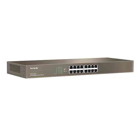 Комутатор TENDA TEG1016G 16port 10/100/1000/BaseT rackmount 19" Вінниця