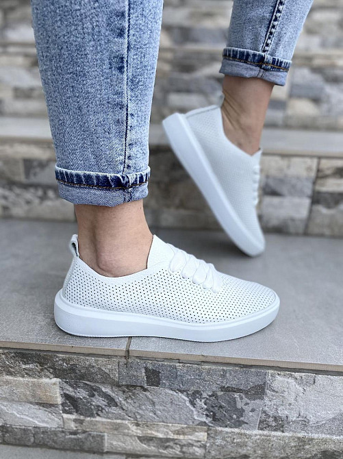 GREMMY Кеди жіночі GREMMY 98 білі (весна-літо, шкіра натуральна) (4404) Коломыя - изображение 7