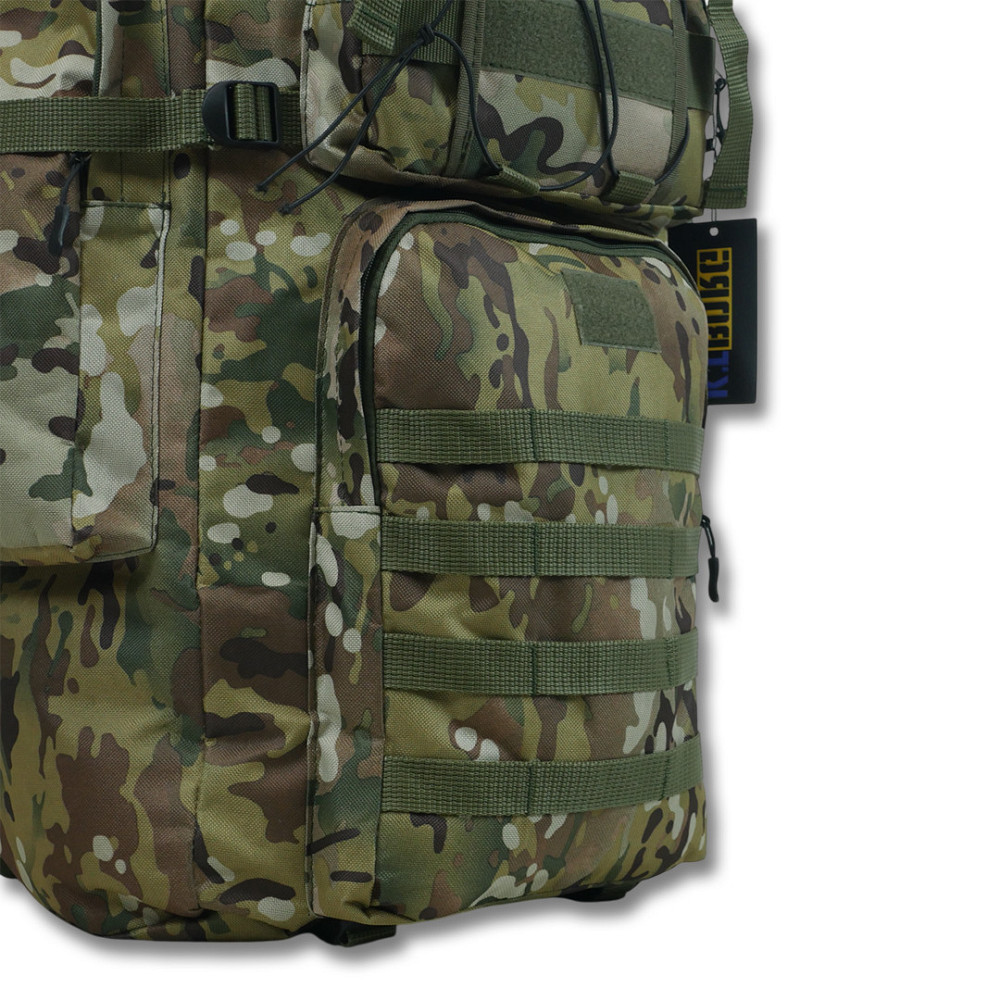 Тактичний рюкзак “Kiborg Pro” 70L Мультикам. Великий рюкзак тактичний multicam, армійський рюкзак на 70 літрів Київ - фото 3